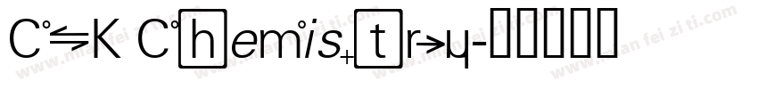 CK Chemistry字体转换